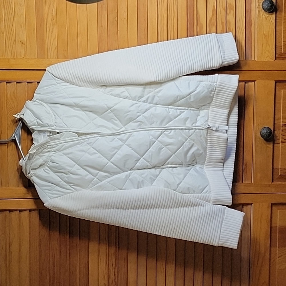 Time and true white jacket. NWOT